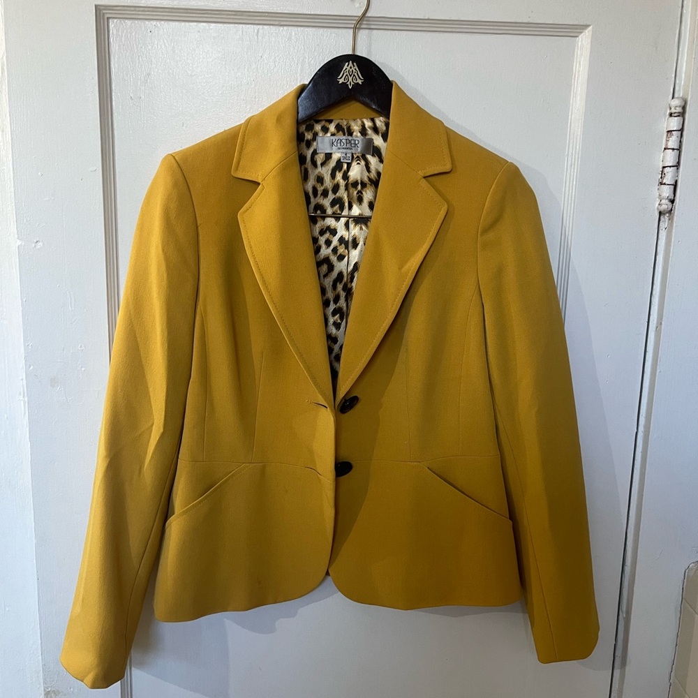 Mustard Yellow Women's Blazer